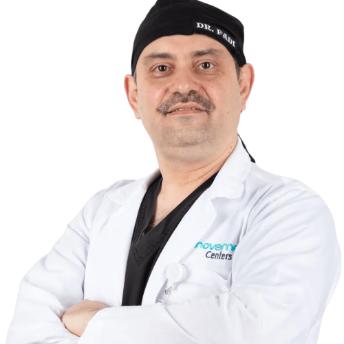Dr Fadi Al Sabbagh, dermatologist and hair transplant surgeon at Novomed