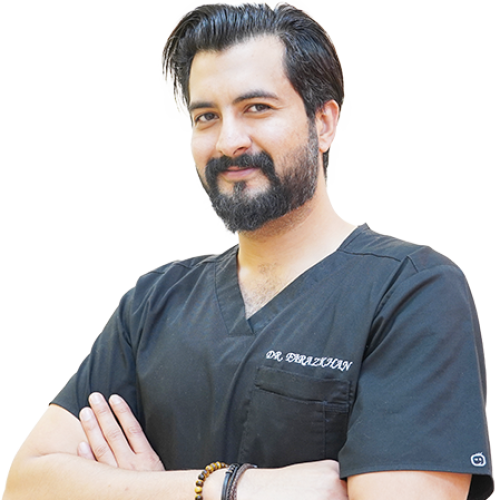 Dr. Khan, medical director at DrypSkin clinic, Dubai Marina