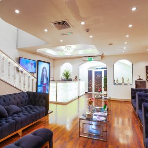 Lobby of the clinic villa at 1089 Al Wasl Road, Al Manara, Dubai